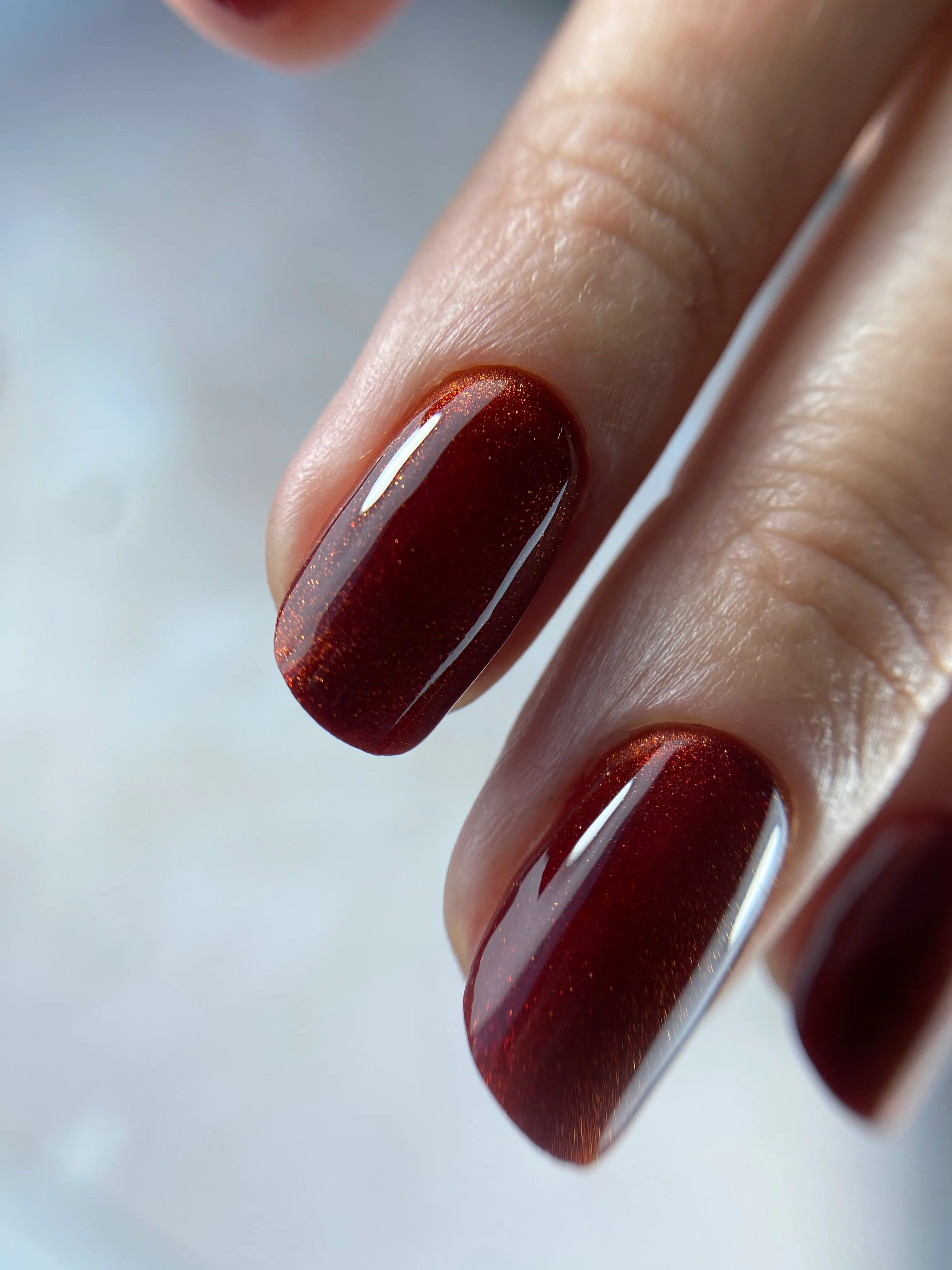 Cateye rood nagels