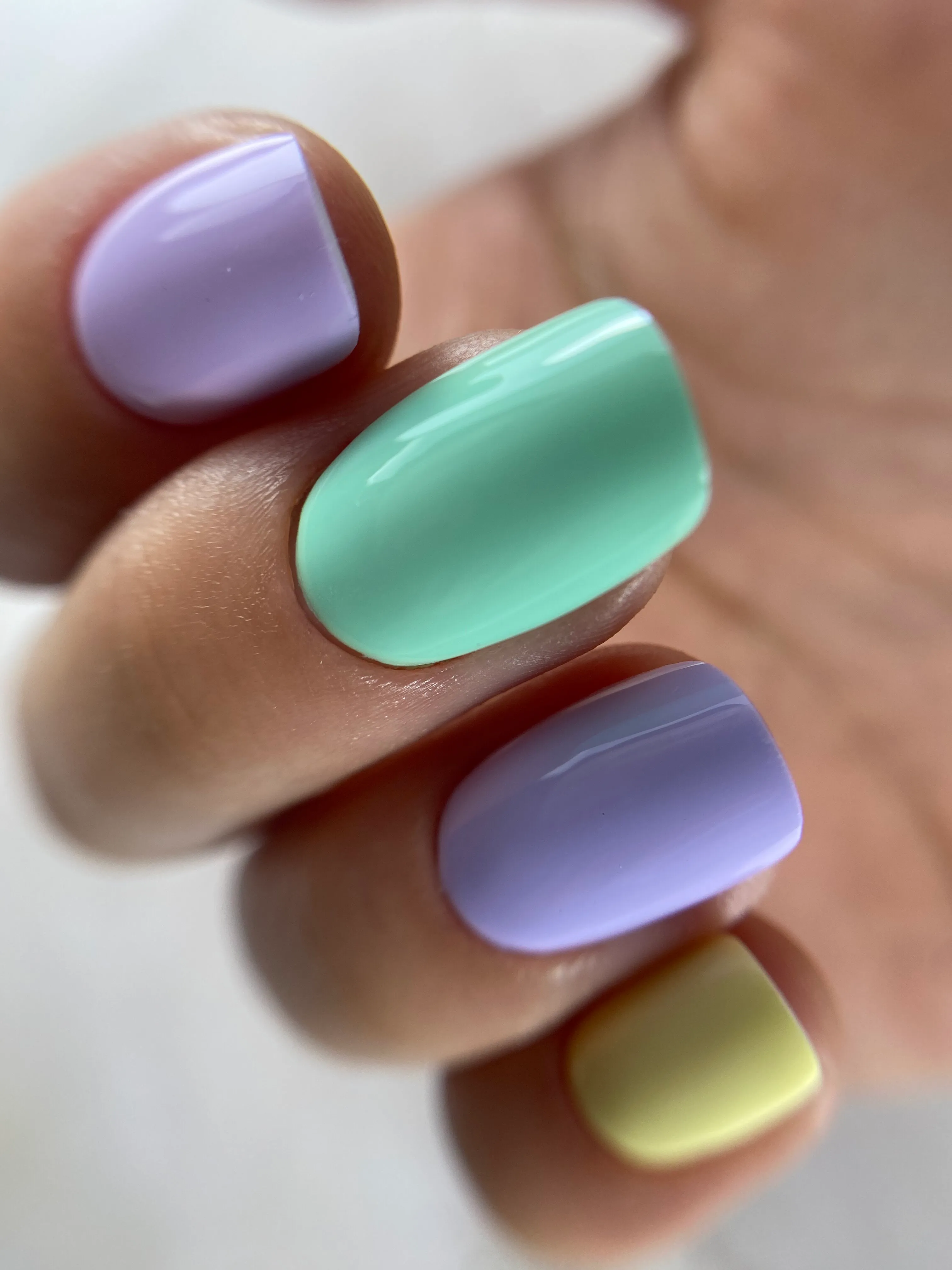Pastel nagels